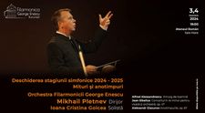 Pe 25 septembrie, la ora 11, începe vânzarea biletelor la concertele din Stagiunea simfonică a Filarmonicii George Enescu