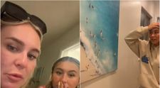 Două surori, care au închiriat un Airbnb, au găsit agățată de perete o fotografie cu ele de când erau mici: „E de acum zece ani”