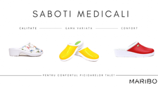 (P) Saboți medicali variați ca model și culori regăsiți la Maribon