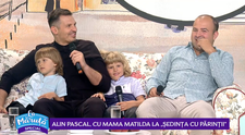 VIDEO Alin Pascal, cu mama Matilda la 