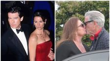 Așa arată dragostea după 30 de ani petrecuți împreună! Pierce Brosnan și soția, sărut pătimaș în fața paparazzilor