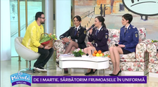 VIDEO De 1 martie, sărbătorim frumoasele în uniformă