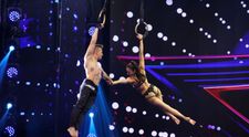 Românii au talent 2022: Duo Rings, un moment de acrobație plin de senzualitate