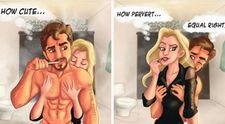 Ilustratiile care au cucerit internetul. Cum se comporta cuplurile implicate in relatii pe termen lung