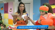 Nicoleta Luciu este sexy chiar si costumata in dovleac. Crezi ca ai vazut tot? Iata cum continua rochia brunetei