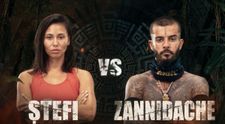 Survivor All Stars, 1 mai 2024. Ștefania Stănilă a avut o dexteritate mai bună și l-a întrecut pe Zanni la jocul pentru imunitate. „Încă o lipsă de bulan și sunt ieșit din schemă”, a concluzionat faimosul