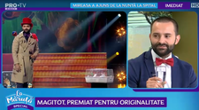 VIDEO Magitot, premiat pentru originalitate: 