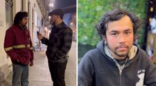 Un om al străzii, de nerecunoscut după ce a fost tuns și bărbierit! Imaginile cu Ștefănuț sunt virale pe net
