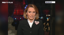 ”Bună seara, România! Bună seara, Europa!”. Pe 1 ianuarie 2007, Andreea Esca a prezentat jurnalul de la Bruxelles