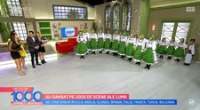 VIDEO Au dansat pe 1000 de scene ale lumii.Trupa AS, pregătiri pentru un show folcloric la Amsterdam