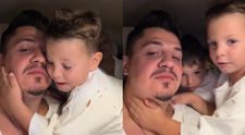 „Tati, mulțumesc...” Franco, băiețelul lui Bogdan de la Ploiești, gest copleșitor! Ce a putut să îi zică artistului într-un video viral pe TikTok