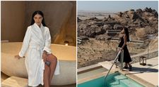 Un hotel săpat în stâncă, peisaje extraterestre și lux absolut! Adelina Pestrițu, noi imagini fabuloase din locația pe care puțini și-o permit