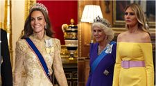 Kate Middleton a eclipsat-o pe Melania Trump la banchetul regal oferit în onoarea președintelui american. Ținuta 