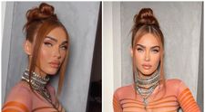 Megan Fox, apariție năucitoare într-o rochie transparentă! Ce a ales actrița pentru o ieșire cu iubitul la restaurant
