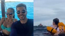Dragostea adevărată nu a dispărut! Videoclipul emoționant în care un bărbat își salvează soția de la moarte, după ce barca în care se aflau s-a scufundat
