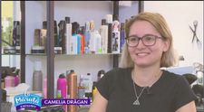 VIDEO Camelia Drăgan a avut parte de o transfomare inedită, marca Adrian Perjovschi