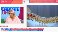 VIDEO Lipsa calciului poate avea consecințe grave