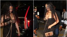 Are bebeluș acasă, dar paparazzii o pozează mereu în club. Rihanna, într-o rochie total transparentă la ultima ieșire