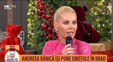 Andreea Bănică și-a pus emoțiile în bradul de Crăciun