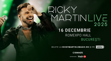 Ricky Martin vine la București! Superstarul mondial aduce show-ul „Ricky Martin Live 2025” la Romexpo, pe 16 decembrie.