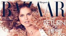 Eva Herzigova, insarcinata pe coperta Harper’s Bazaar! FOTO
