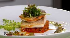 File de dorada cu ratatouille
