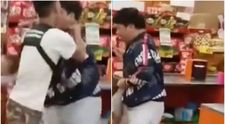 Momentul terifiant în care un bărbat încearcă să răpească un bebeluș dintr-un magazin, după ce a fost prins la furat VIDEO