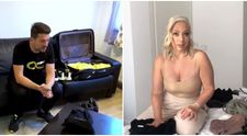 VIDEO Giulia Nahmany și Octavian Ciovică au plecat cu speranțe mari spre FERMA! Ultimele imagini inainte de competiție