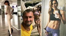 Dovada ca sotia lui Gabi Tamas e posesoarea trupului perfect: posterior bombat, talie de viespe si abdomen sculptat
