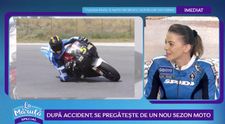 Motociclista Kiara Firan își împarte viața între concursuri și teatru
