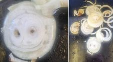 VIRAL. Unii îl văd pe Iisus, alții - pe Elvis! Însă ce a putut să descopere o femeie într-o ceapă prăjită