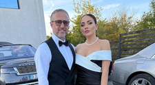 Cum s-au distrat Laurențiu Reghecampf și Corina la botezul fiului lor. Au dansat și s-au sărutat pasional pe ringul de dans