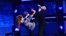 Românii au talent 2020 - Silviu Carabă, frozen action photo