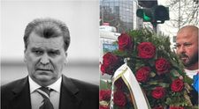 Imaginile durerii de la înmormântarea lui Dinu Gheorghe! Cele mai importante nume din fotbalul românesc s-au strâns să îi aducă un ultim omagiu fostului președinte de la Rapid