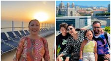 Andra, imagini spectaculoase din vacanța de pe vasul de croazieră: „Apusul este pur și simplu fermecător!”