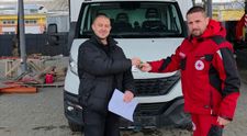 În urma unui apel internațional lansat de Crucea Roșie Ucraineană, Crucea Roșie Română a donat o bucătărie mobilă de campanie