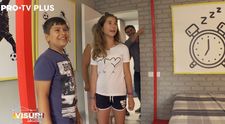 Reacția Cosminei și a lui Gabriel după ce și-au vazut camerele renovate