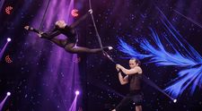 Românii au talent 2025, 21 februarie. Duo Hurricane, artiștii care au sfidat gravitația prin numărul lor elaborat. Andra a aplaudat în picioare: „Aveți toată admirația mea”