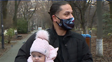 Augustin Viziru, prima apariție la TV alături de fiica lui. Cât de simpatică este micuța Maria