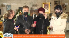 Durere fără margini la parastasul lui Petrică Mîțu Stoian. Sora artistului acuză medicii de neglijență 