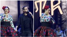 Cătălin Măruță a urcat pe scenă și i-a făcut o surpriză colosală Andrei! Artista, la un pas să izbucnească în lacrimi: „Un moment de neuitat la Tradițional 2”