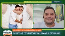Mihai Rait și soția lui, Ana Maria, au împlinit trei ani de căsnicie. Ce mesaj i-a transmis