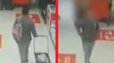 VIDEO Postare virală a Ministerului Afacerilor Interne! Cum a încercat un bărbat să fure dintr-un magazin un coș cu produse