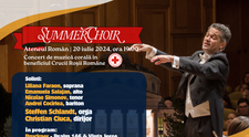 SummerChoir, Ateneul Român, 20 iulie - concert caritabil de muzică corală organizat în beneficiul centrelor E.G.A.L. ale Crucii Roșii Române
