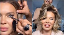 A intrat pe mâna stiliștilor și a fost transformată într-o adevărată divă. Gina Pistol, copia lui Marilyn Monroe