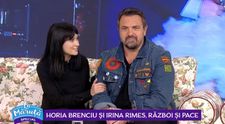 VIDEO Horia Brenciu și Irina Rimes, război și pace