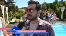 VIDEO Marius Moga și-a dus gașca la piscină