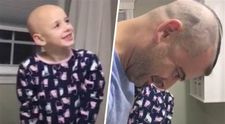 Si-a dorit ca fiica lui sa se simta frumoasa, desi sufera de alopecie. Ce a facut acest tatic merita tot respectul