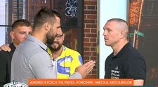 Andrei Stoica vs. Pavel Voronin, față în față înainte de meciul revanșă. Ce și-au spus cei doi luptători