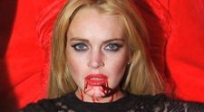 Lindsay Lohan e o vampirita sexy intr-un nou super pictorial! VIDEO